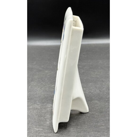 Vintage Andrea By Sadek Porcelain Photo Frame Butterflies #9630 JAPAN 3.5”x5” - Picture 2 of 9